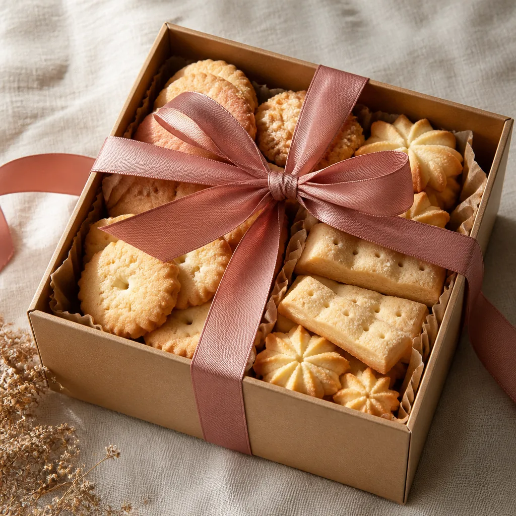 Caja de galletas, fotografía demostrativa