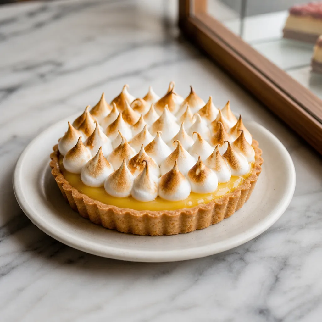 Lemon pie, fotografía demostrativa